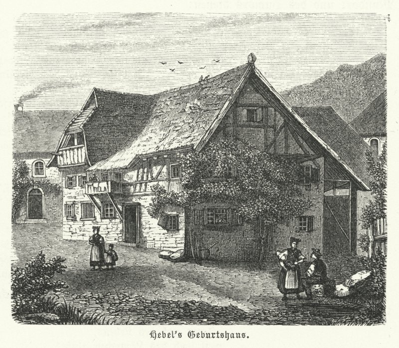 Saksalaisen runoilijan Johann Peter Hebelin syntymäpaikka, Basel tekijältä German School