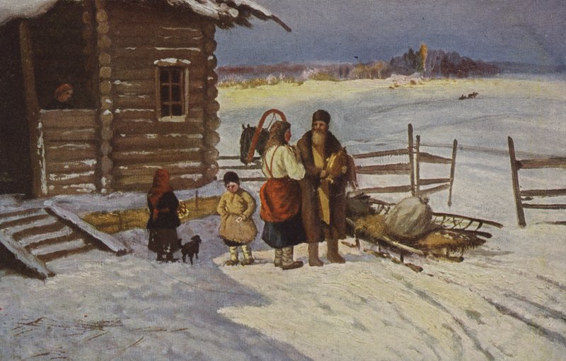 Lvov. Takaisin kaupungista, 1800-luku tekijältä Russian School