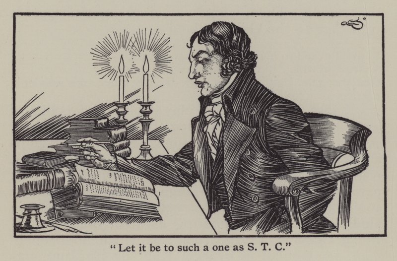 Kuvitus Charles Lambin teokseen The Essays of Elia (litho) tekijältä A. Garth Jones