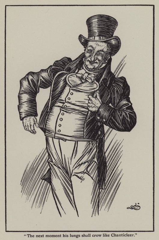 Kuvitus Charles Lambin teokseen The Essays of Elia (litho) tekijältä A. Garth Jones
