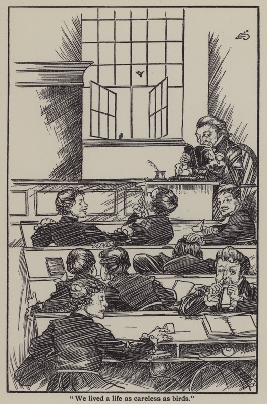 Kuvitus Charles Lambin teokseen The Essays of Elia (litho) tekijältä A. Garth Jones