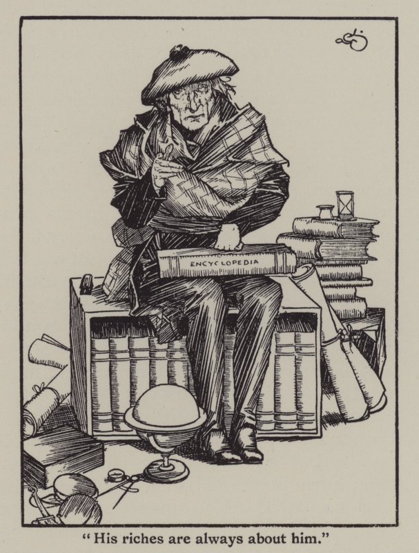 Kuvitus Charles Lambin teokseen The Essays of Elia (litho) tekijältä A. Garth Jones