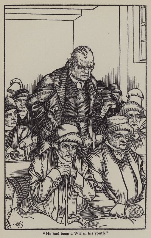 Kuvitus Charles Lambin teokseen The Essays of Elia (litho) tekijältä A. Garth Jones