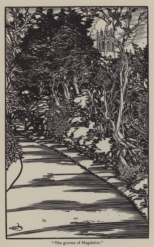 Kuvitus Charles Lambin teokseen The Essays of Elia (litho) tekijältä A. Garth Jones
