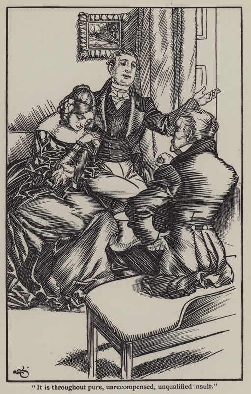 Kuvitus Charles Lambin teokseen The Essays of Elia (litho) tekijältä A. Garth Jones