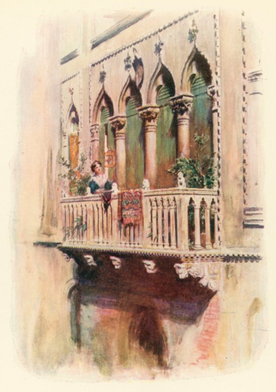 Parveke Palazzo Bragadin tekijältä A. Trevor Haddon