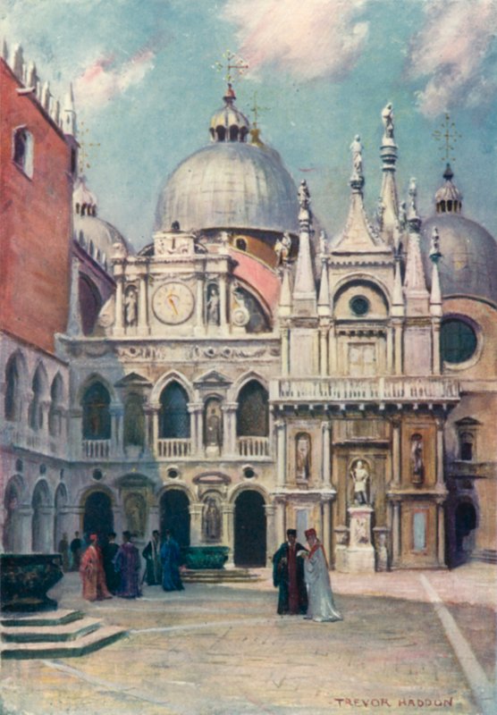 Ducal Palace, sisäpiha tekijältä A. Trevor Haddon