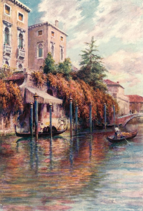 Puutarha Palazzo Clary tekijältä A. Trevor Haddon