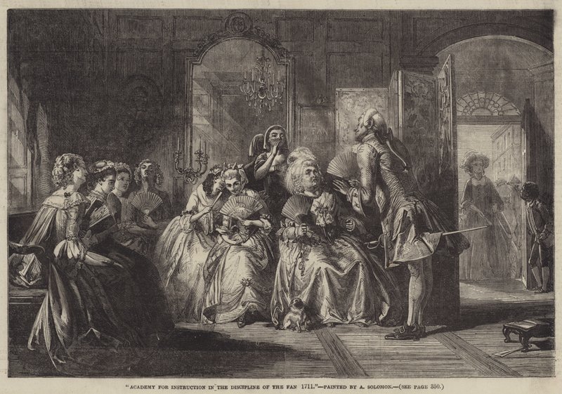 Fanitieteen akatemia, 1711 tekijältä Abraham Solomon