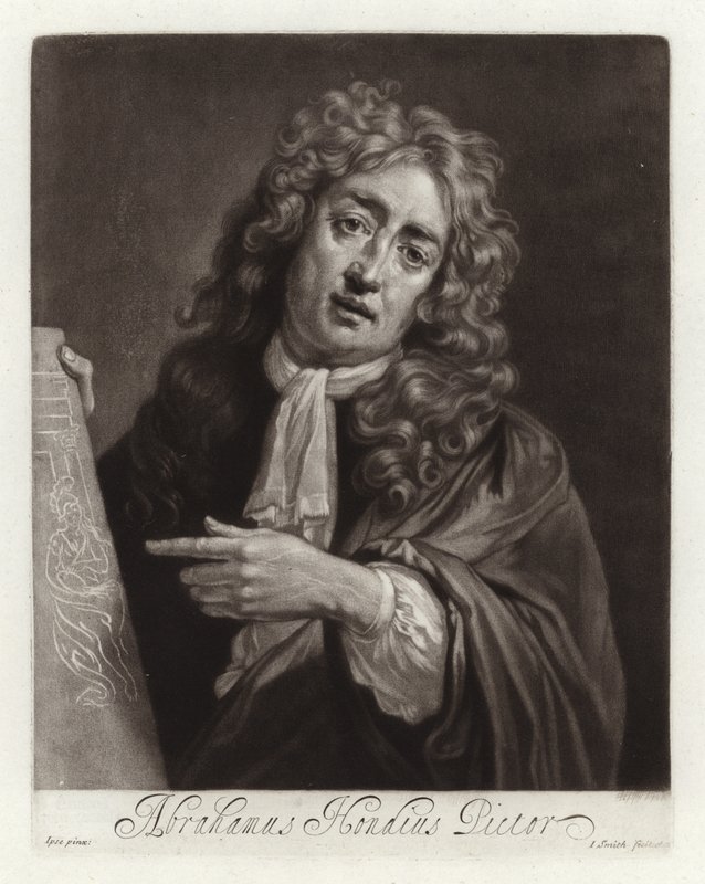 Abraham Hondiuksen muotokuva tekijältä Abraham Danielsz. Hondius