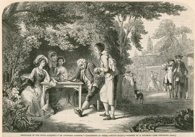 Goldsmith White Conduit Housessa, Islingtonissa, Lontoossa tekijältä Abraham Solomon