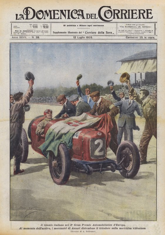 Italian voitto 3. Euroopan autojen GP:ssä tekijältä Achille Beltrame