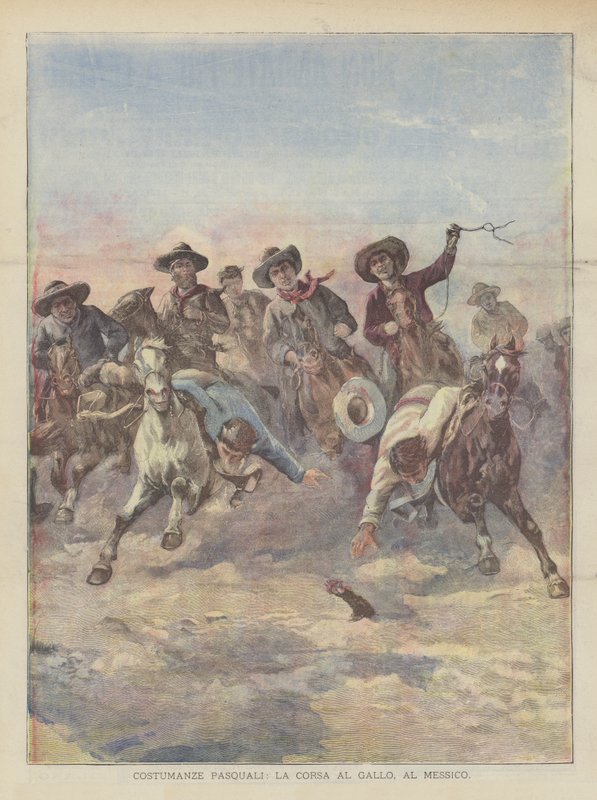Pääsiäisasut, The Race To The Rooster, Meksiko tekijältä Achille Beltrame