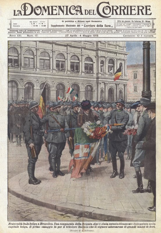 Italialais-belgialainen veljeskunta Brysselissä tekijältä Achille Beltrame