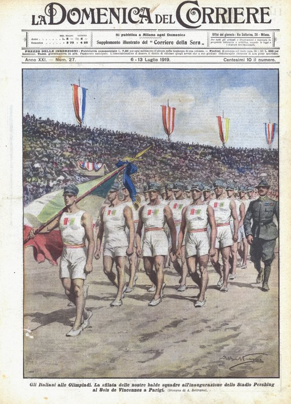 Italialaiset olympialaisissa tekijältä Achille Beltrame