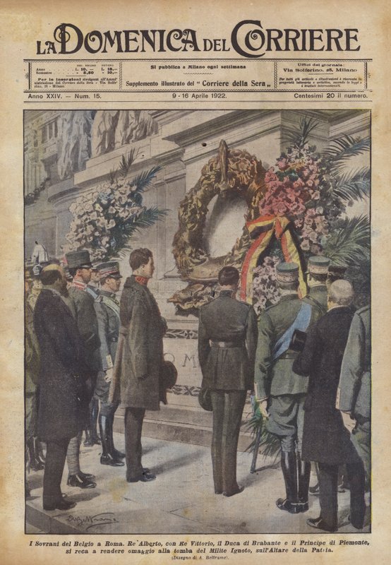 Belgian hallitsijat Roomassa tekijältä Achille Beltrame