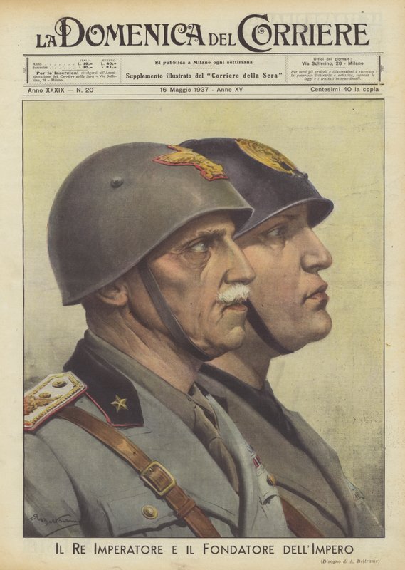 Kuningas keisari ja imperiumin perustaja tekijältä Achille Beltrame
