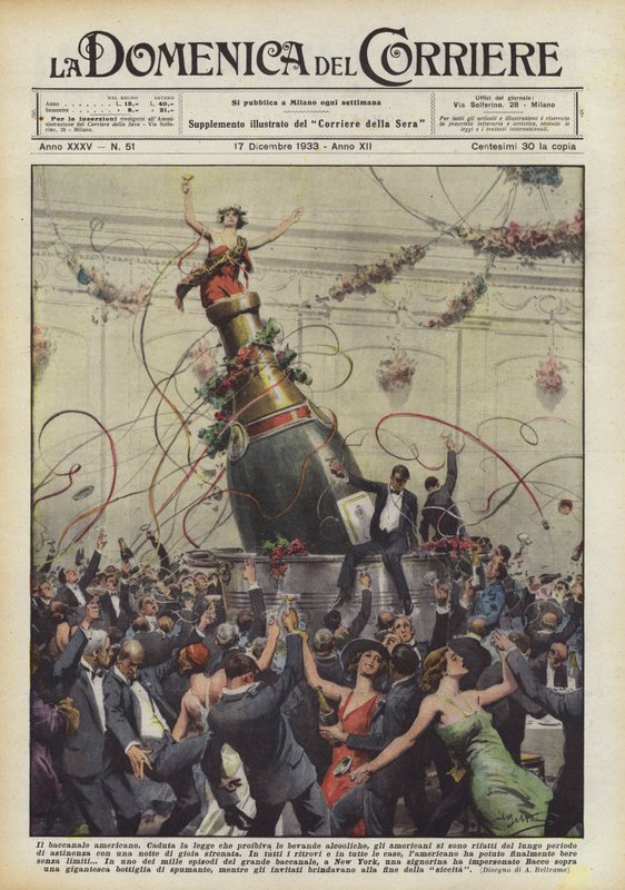 Amerikkalainen bacchanal tekijältä Achille Beltrame