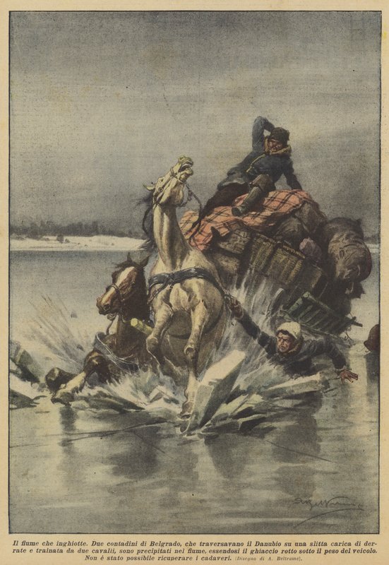 Joki, joka nielee tekijältä Achille Beltrame
