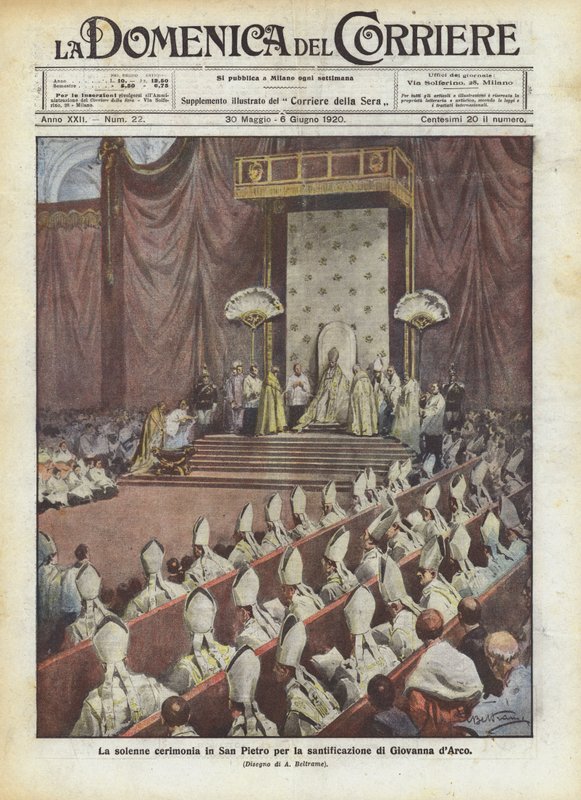 Juhlallinen seremonia San Pietrossa Jeanne d