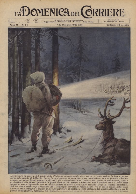 Majakkamies sodassa tekijältä Achille Beltrame
