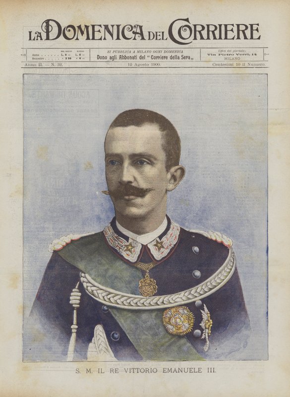 S M Kuningas Vittorio Emanuele III tekijältä Achille Beltrame