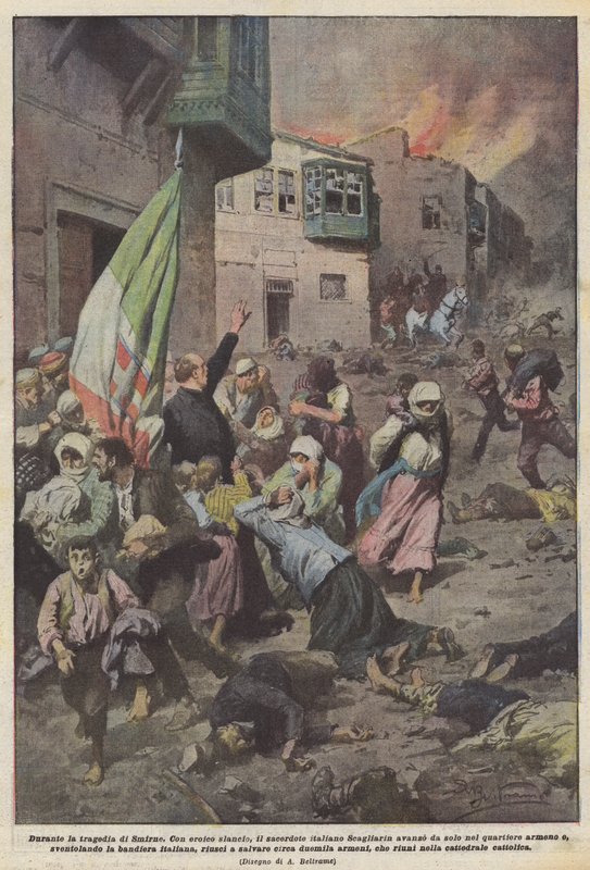 Smyrna Kreikan ja Turkin sodan aikana (1919-22) tekijältä Achille Beltrame