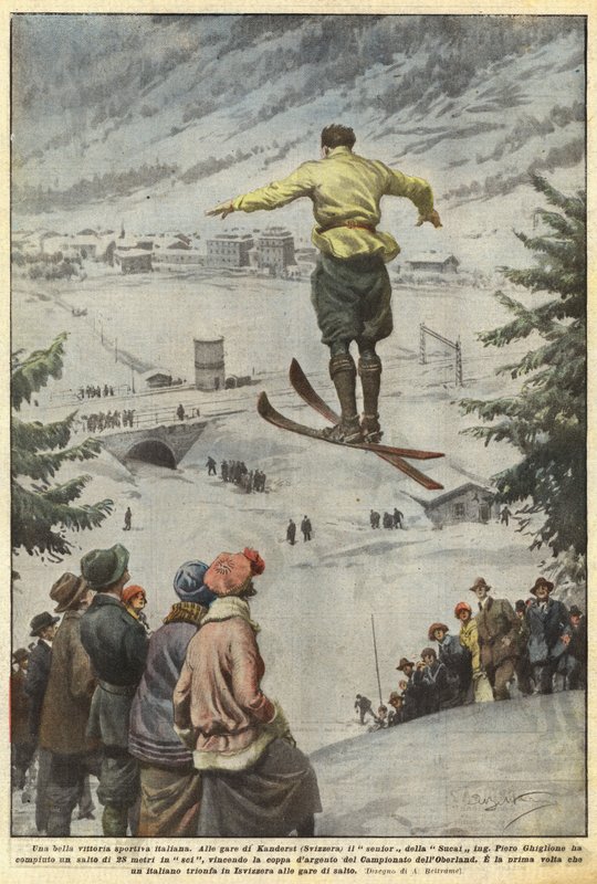Kaunis italialainen urheiluvoitto tekijältä Achille Beltrame