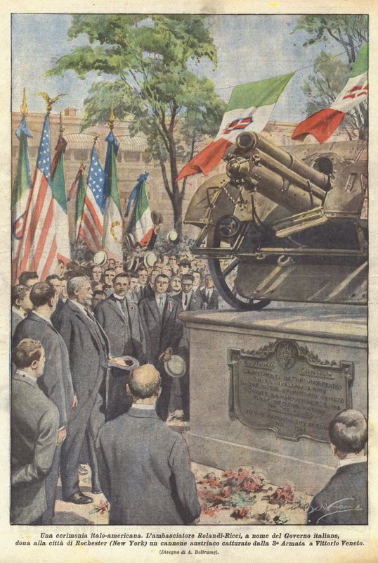 Italialais-amerikkalainen seremonia tekijältä Achille Beltrame