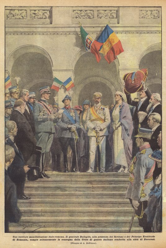 Sydämellinen italialais-romanialainen mielenosoitus tekijältä Achille Beltrame