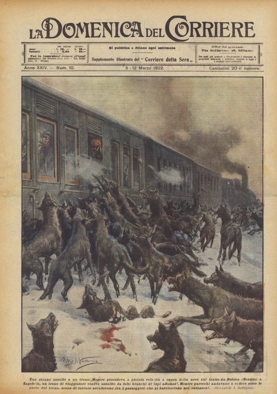 Outo hyökkäys junassa tekijältä Achille Beltrame