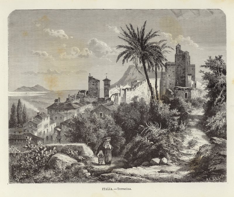 Italia - Terracina tekijältä Adolf Closs