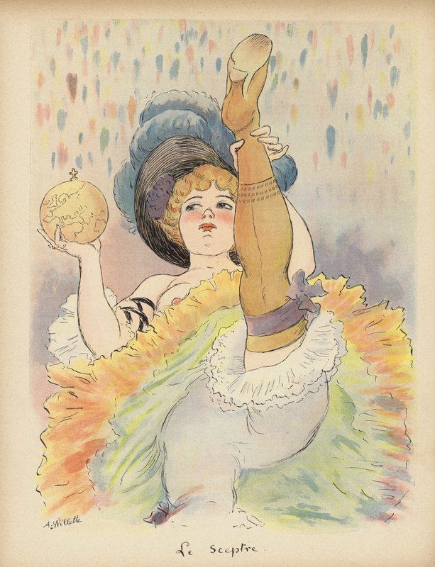 Valikka (väri lito) tekijältä Adolphe Leon Willette