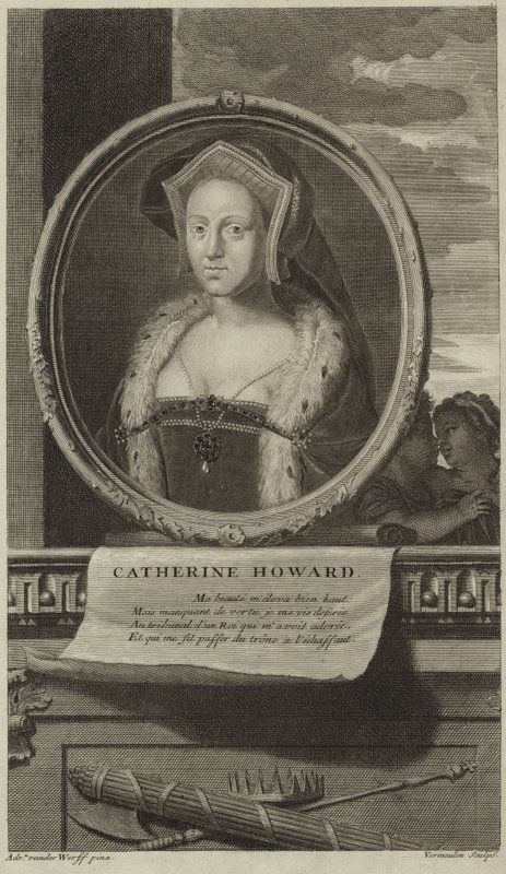 Catherine Howard tekijältä Adriaan van der Werff