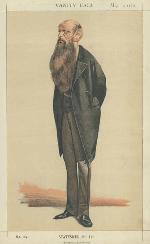 Sir Wilfrid Lawson (värilitografia) tekijältä Adriano Cecioni