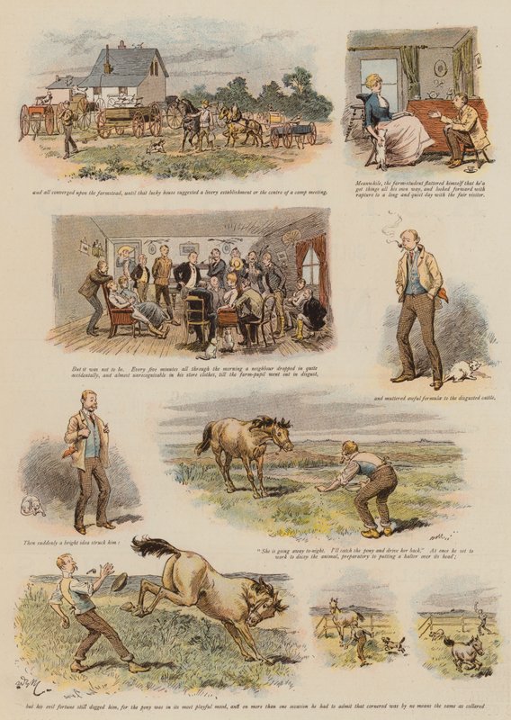 Kauneus kaukaisessa pohjoisessa lännessä (chromolitho) tekijältä Adrien Emmanuel Marie