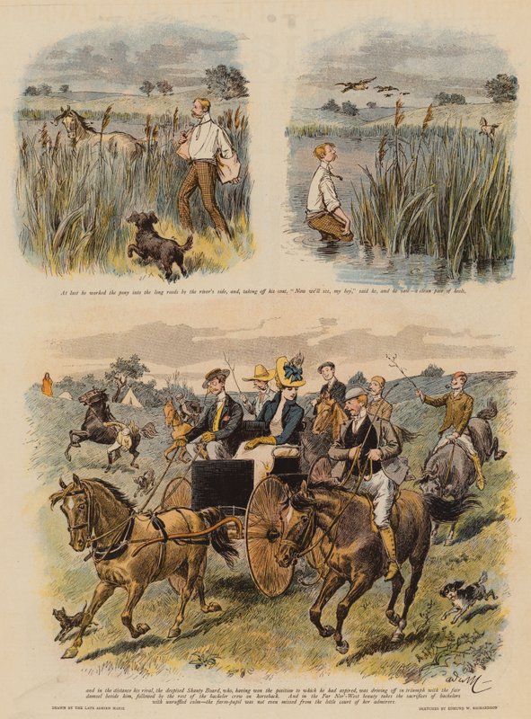 Kauneus kaukaisessa pohjoisessa lännessä (chromolitho) tekijältä Adrien Emmanuel Marie