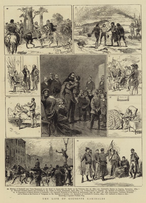 Giuseppe Garibaldin elämä tekijältä Adrien Emmanuel Marie