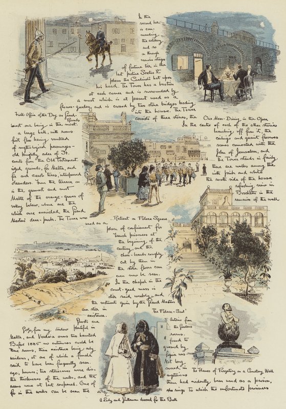 Subalternin ensivaikutelma Maltasta (chromolitho) tekijältä Adrien Emmanuel Marie