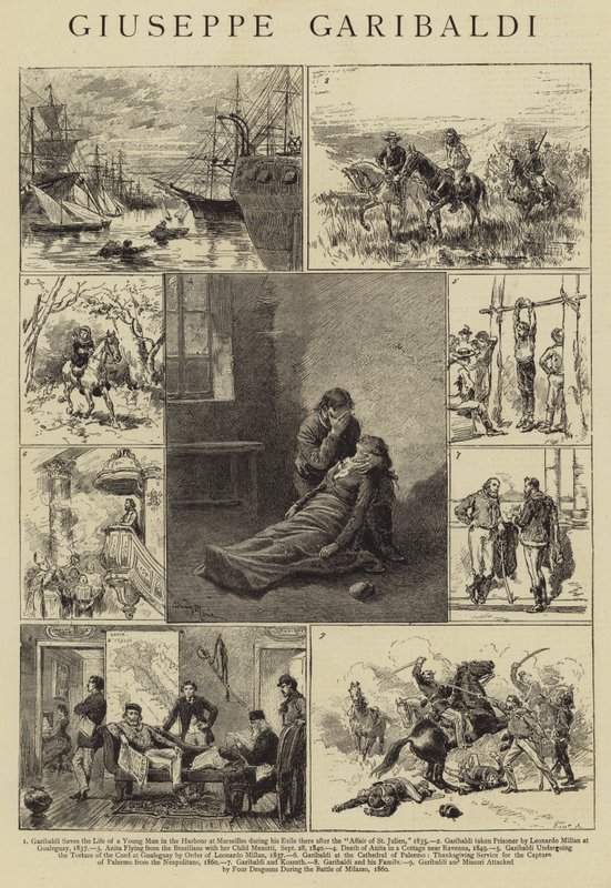 Giuseppe Garibaldi tekijältä Adrien Emmanuel Marie