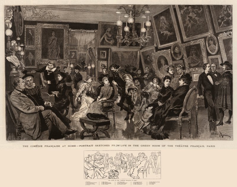 The Comedie Francaise at Home, muotokuvaluonnoksia elämästä Theatre Francais
