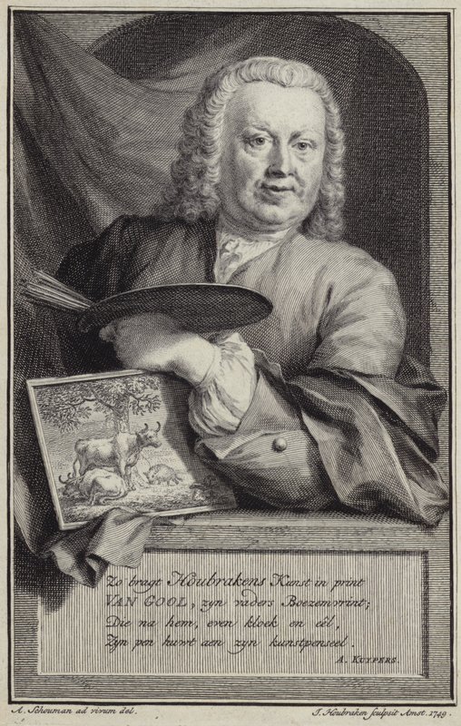 Jan van Goolin muotokuva tekijältä Aert Schouman