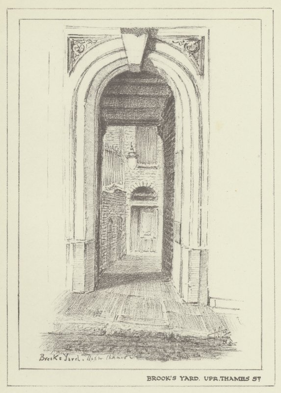 Brooks Yard, Upper Thames Street tekijältä Alan Stapleton