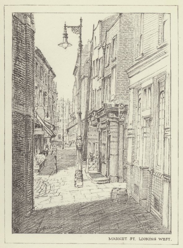 Market Street, katsoen länteen tekijältä Alan Stapleton