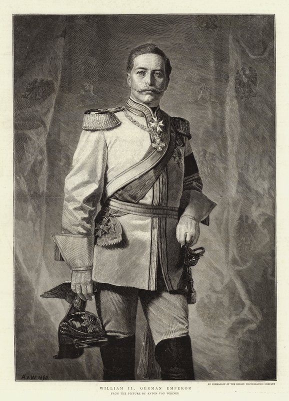 William II, Saksan keisari tekijältä Albert Sauvert