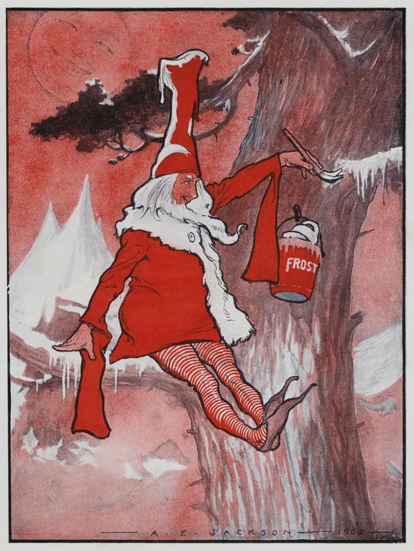 Jack Frost (väri litho) tekijältä Albert Edward Jackson