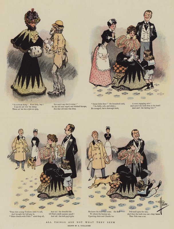 Kaikki asiat eivät ole sitä miltä ne näyttävät (chromolitho) tekijältä Albert Guillaume