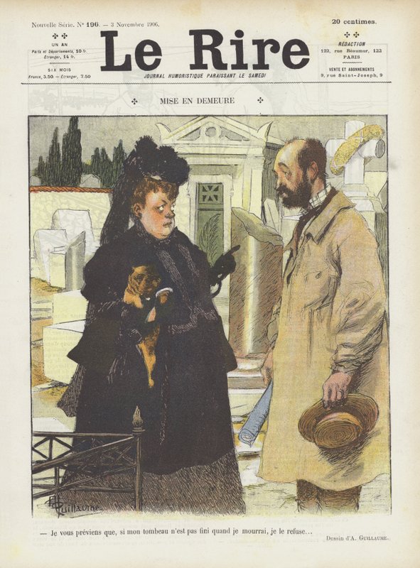 Kuvitus Le Rirelle tekijältä Albert Guillaume