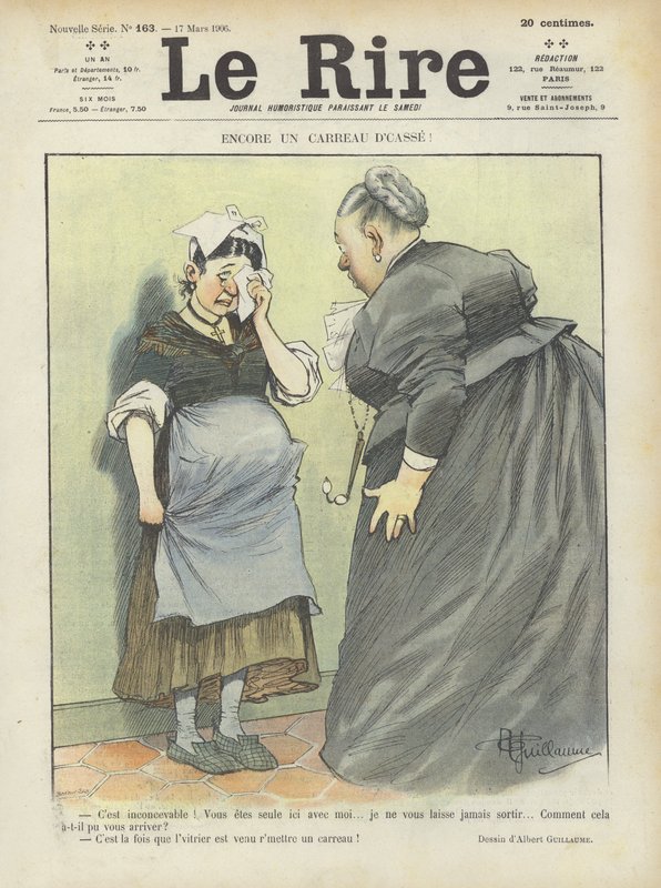Kuvitus Le Rirelle tekijältä Albert Guillaume