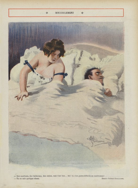 Kuvitus Le Rirelle tekijältä Albert Guillaume